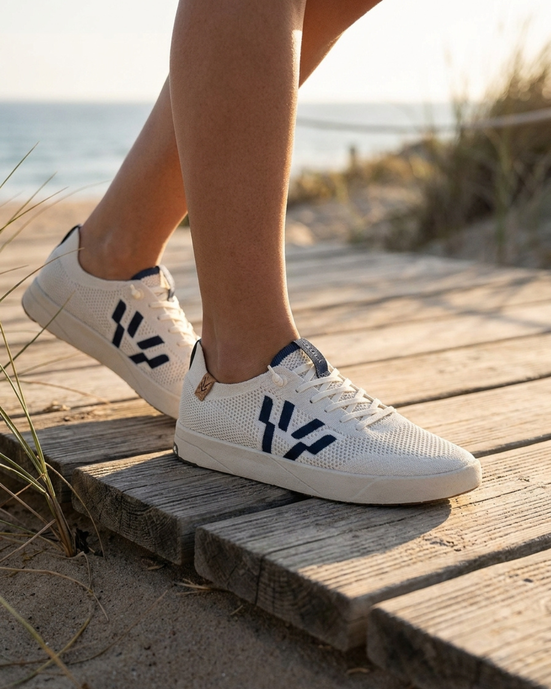 Cali Knit W White Navy - SAOLA EUROPE © 2024