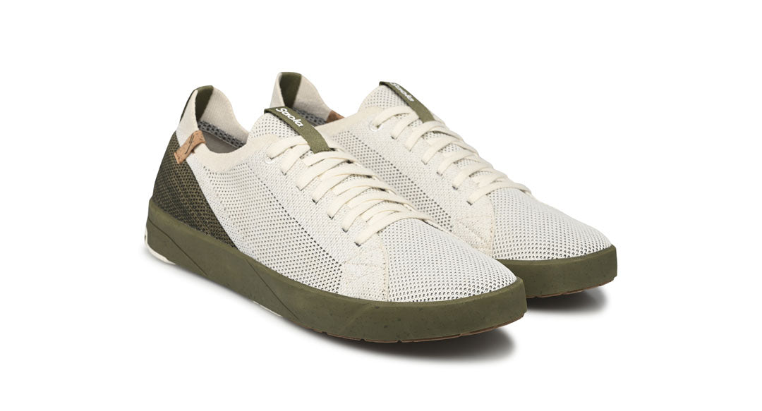 Cannon Knit M 2.0 White / Burnt Olive - SAOLA EUROPE © 2024