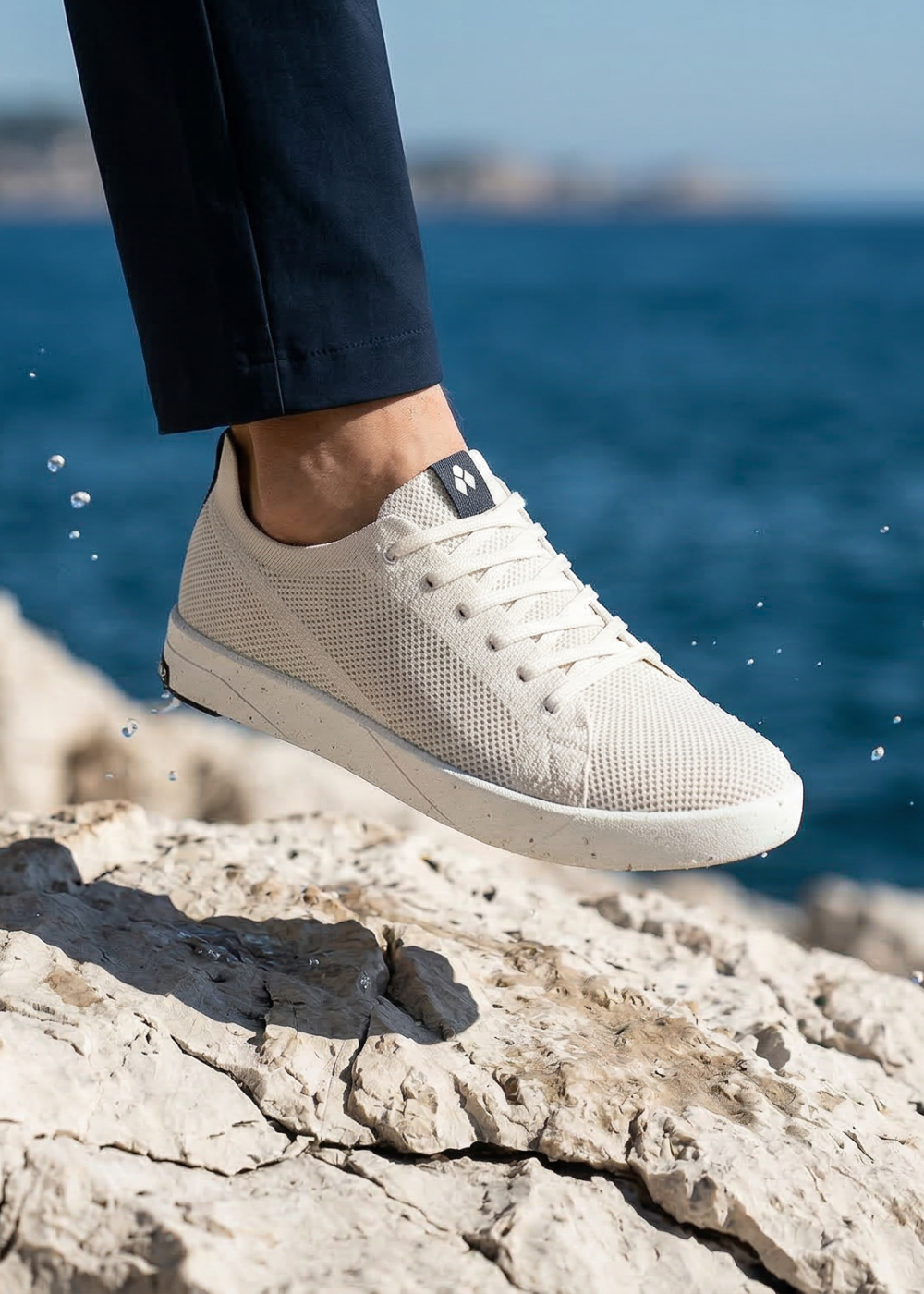 Cannon Knit Seagale White Navy - SAOLA EUROPE © 2024