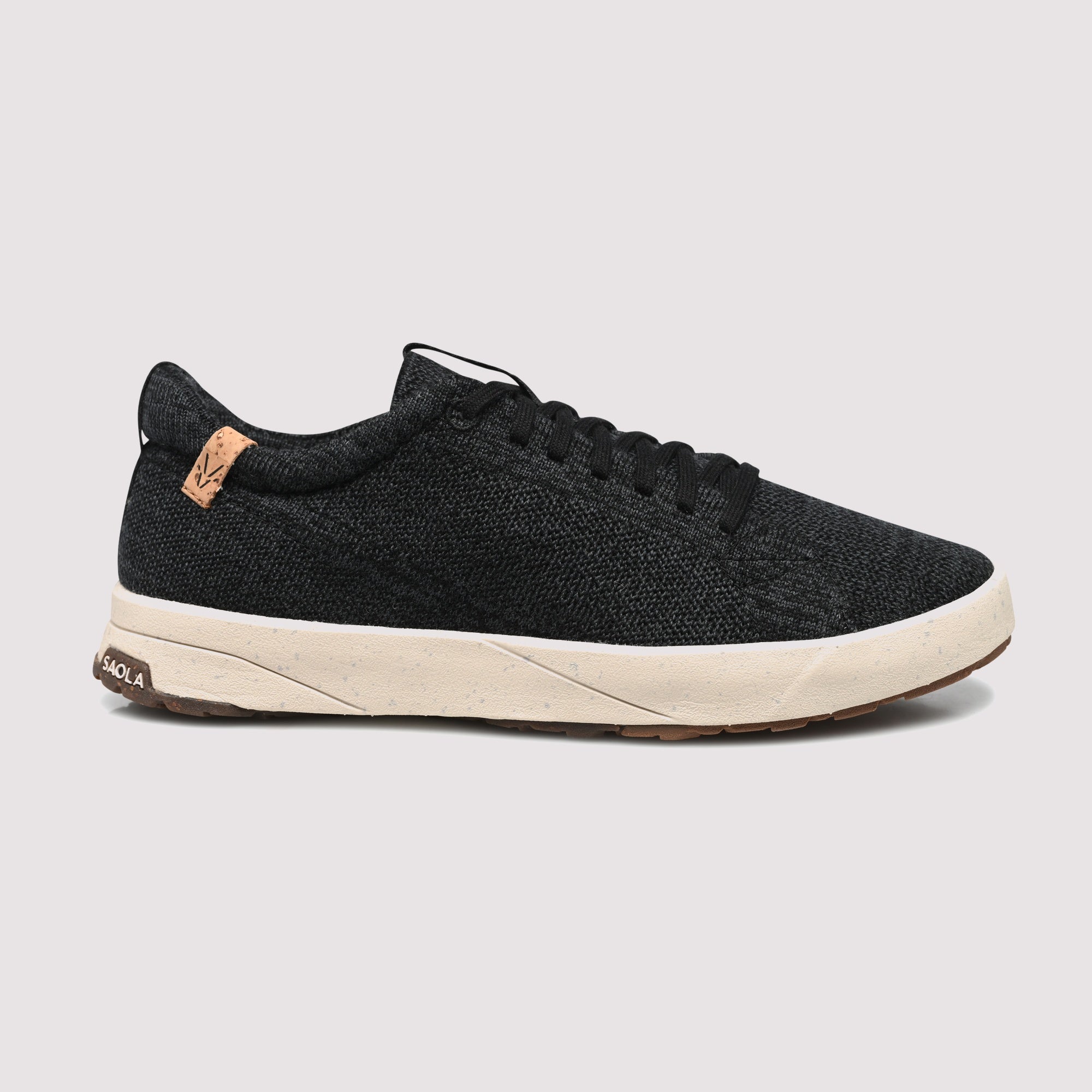 Cannon Knit W 2.0 Wool Black - Steel Grey