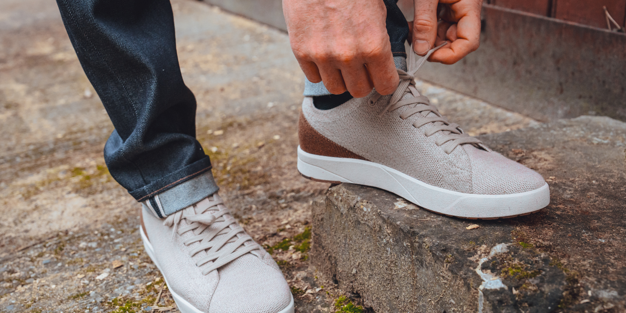 Baskets en laine Homme