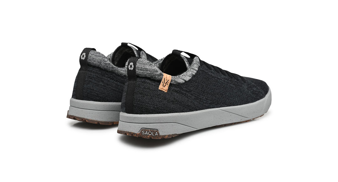 Cannon Knit M 2.0 Wool Black - Steel Grey