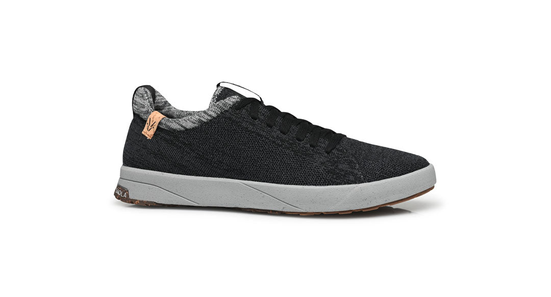 Cannon Knit M 2.0 Wool Black - Steel Grey - T43