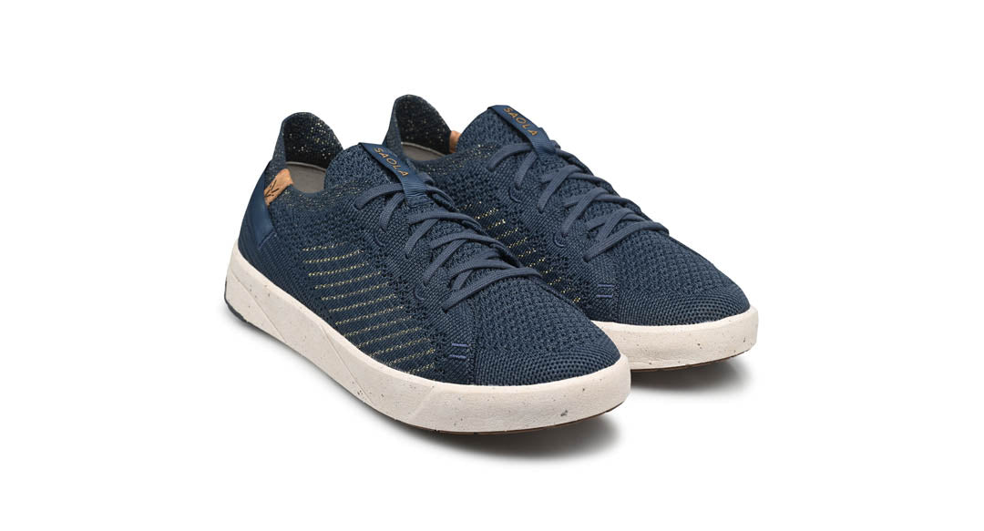 Cannon Knit 3 W Navy Gold