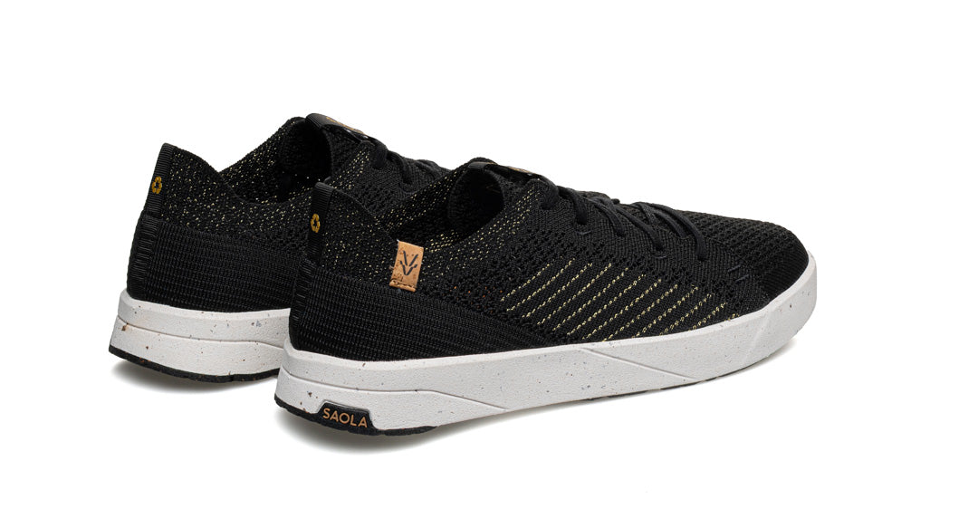 Cannon Knit 3 W Black Gold